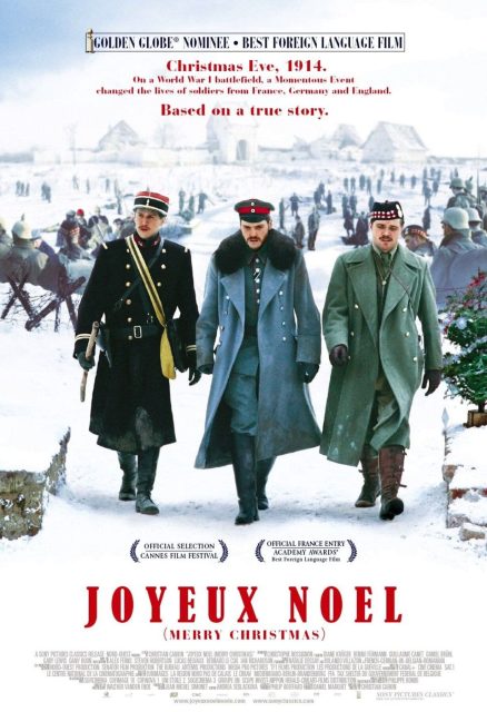 Joyeux Noël - Photos et affiches. 2 Affiche Poster de Joyeux Noël Merry Christmas avec Guillaume Canet Daniel Brühl Diane Kruger et Dany Boon 2005