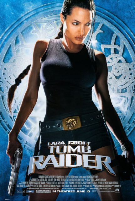 Lara Croft : Tomb Raider - Photos et affiches. 2 Affiche Poster de Lara Croft : Tomb Raider avec Angelina Jolie 2001