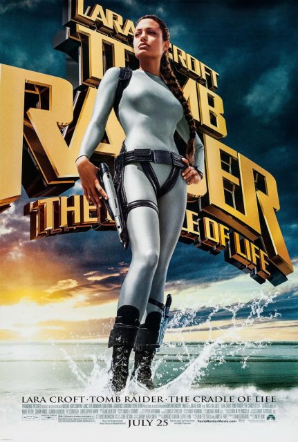 Lara Croft : Tomb Raider, le berceau de la vie - Photos et affiches. 2 Affiche Poster de Lara Croft : Tomb Raider, le berceau de la vie The Cradle of Life avec Angelina Jolie et Gerard Butler 2003