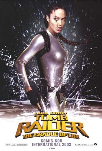 Lara Croft : Tomb Raider, le berceau de la vie - Photos et affiches. 3 Affiche Poster de Lara Croft : Tomb Raider, le berceau de la vie The Cradle of Life avec Angelina Jolie et Gerard Butler 2003