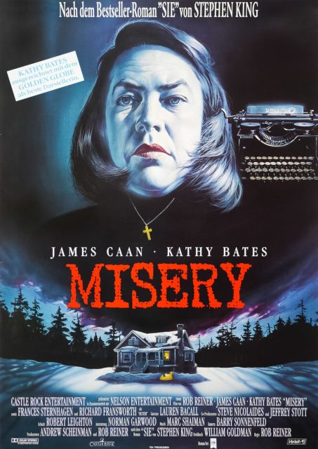 Misery - Photos et affiches. 4 Affiche Poster de Misery avec Kathy Bates 1990