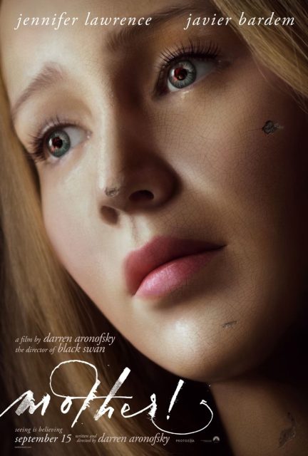 Mother! - Photos et affiches. 2 Affiche Poster de Mother! avec Jennifer Lawrence et Javier Bardem 2017
