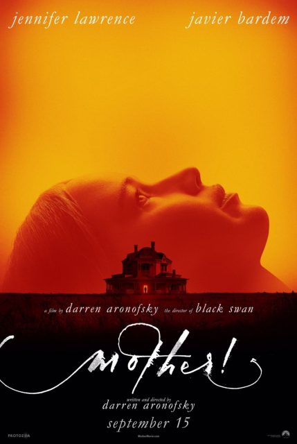 Mother! - Photos et affiches. 5 Affiche Poster de Mother! avec Jennifer Lawrence et Javier Bardem 2017
