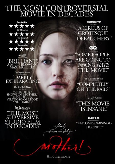 Mother! - Photos et affiches. 7 Affiche Poster de Mother! avec Jennifer Lawrence et Javier Bardem 2017