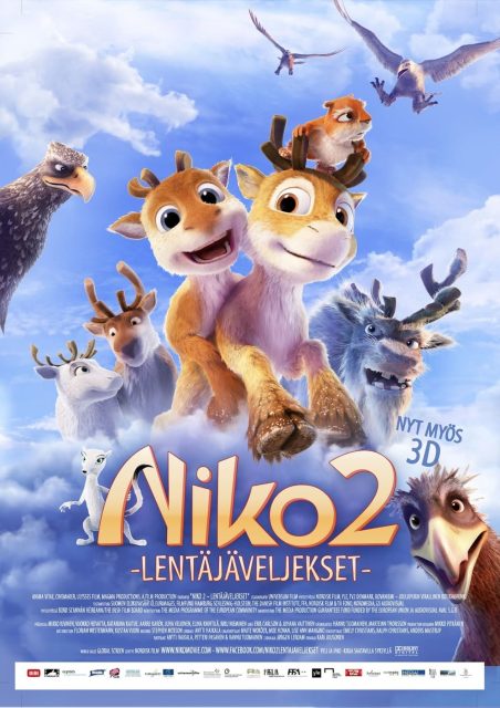 Niko, le petit renne 2 - Photos et affiches. 2 Affiche Poster de Niko, le petit renne 2 Niko 2 - Lentäjäveljekset Little Brother, Big Trouble 2012