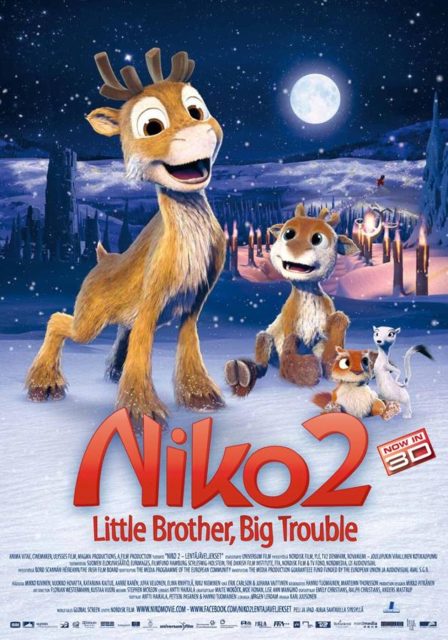 Niko, le petit renne 2 - Photos et affiches. 3 Affiche Poster de Niko, le petit renne 2 Niko 2 - Lentäjäveljekset Little Brother, Big Trouble 2012