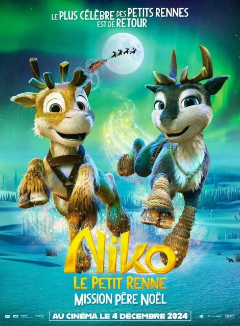 Niko, le petit renne : mission Père Noël - Streaming. 1 Affiche Poster de Niko, le petit renne : mission Père Noël Niko ja myrskyporojen arvoitus 2024