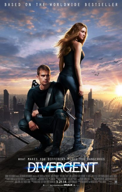 Divergente. 16 Affiche Poster de Divergente avec Shailene Woodley 2014