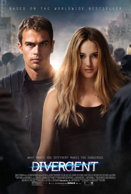 Divergente. 17 Affiche Poster de Divergente avec Shailene Woodley 2014