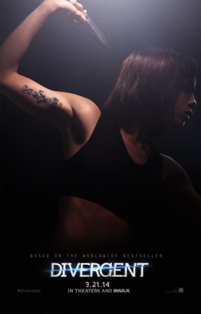 Divergente. 20 Affiche Poster de Divergente avec Shailene Woodley 2014