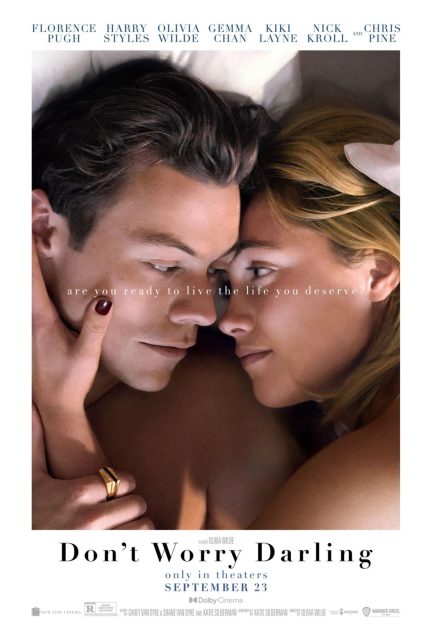 Don't worry Darling - Photos et affiches. 2 Affiche Poster de Don't worry Darling avec Florence Pugh et Harry Styles 2022