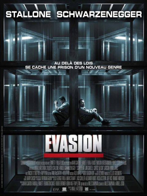 Évasion. 1 Affiche Poster de Évasion Escape Plan avec Sylvester Stallone et Arnold Schwarzenegger 2013