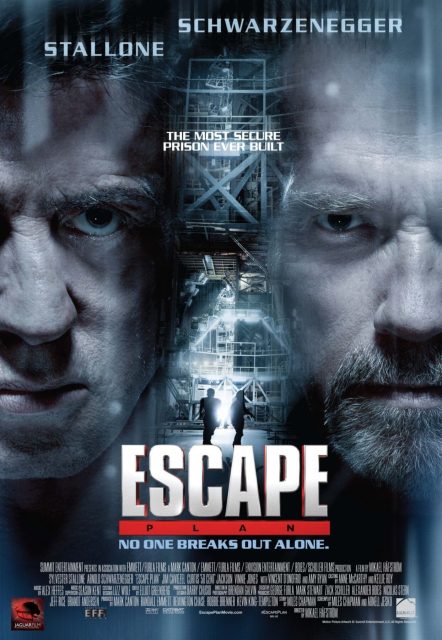 Évasion - Photos et affiches. 4 Affiche Poster de Évasion Escape Plan avec Sylvester Stallone et Arnold Schwarzenegger 2013