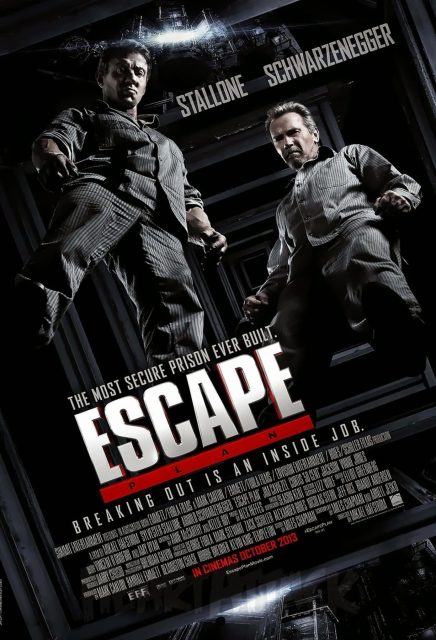 Évasion - Photos et affiches. 6 Affiche Poster de Évasion Escape Plan avec Sylvester Stallone et Arnold Schwarzenegger 2013