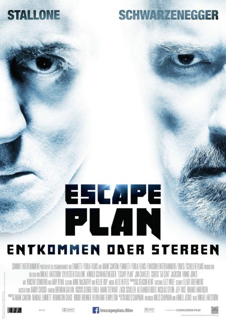 Évasion - Photos et affiches. 7 Affiche Poster de Évasion Escape Plan avec Sylvester Stallone et Arnold Schwarzenegger 2013