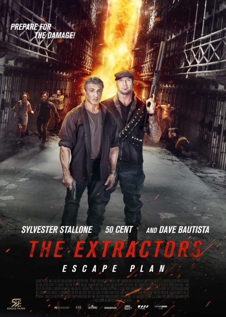 Évasion 3 : the extractors - Photos et affiches. 4 Affiche Poster de Évasion 3 : the extractors Escape Plan : The Extractors avec Sylvester Stallone et David Bautista 2019