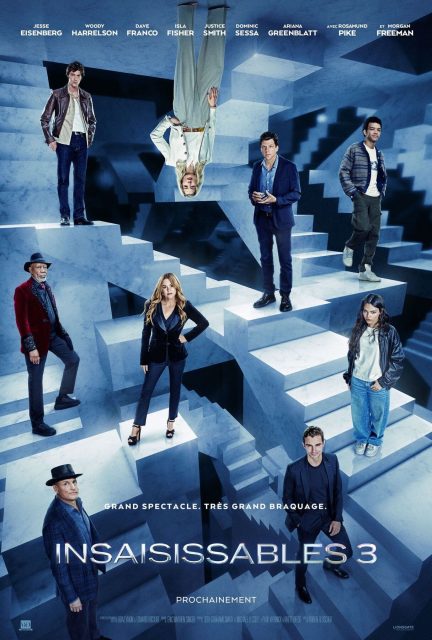 Insaisissables 3. 14 Affiche Poster de Insaisissables 3 Now You See Me: Now You Don't avec Jesse Eisenberg Merritt McKinney Jack Wilder et Henley Reeves 2025