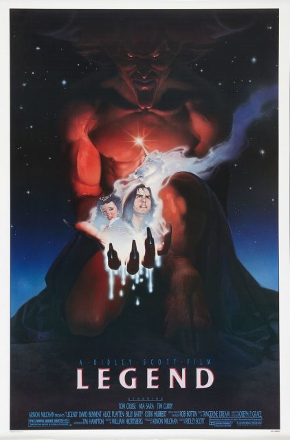 Legend. 10 Affiche Poster de Legend avec Tom Cruise et Mia Sara 1985
