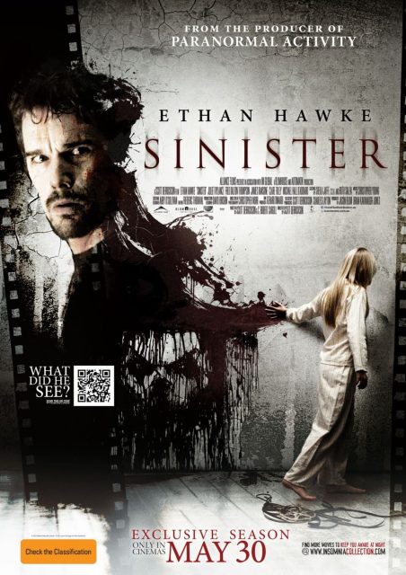 Sinister - Photos et affiches. 3 Affiche Poster de Sinister avec Ethan Hawke 2012