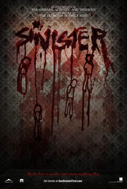 Sinister - Photos et affiches. 4 Affiche Poster de Sinister avec Ethan Hawke 2012