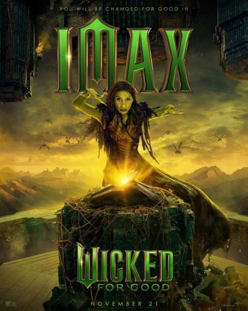 Wicked : partie 2. 17 Affiche Poster de Wicked : partie 2 be good avec Cynthia Erivo et Ariana Grande 2025