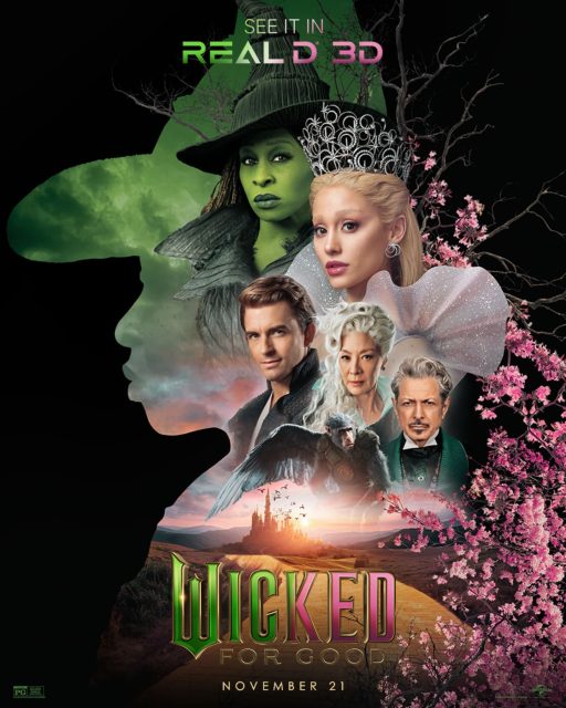 Wicked : partie 2. 9 Affiche Poster de Wicked : partie 2 be good avec Cynthia Erivo et Ariana Grande 2025