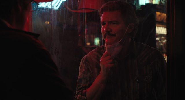 Eddington - Photos et affiches. 14 Joaquin Phoenix Pedro Pascal et Emma Stone dans Eddington 2025