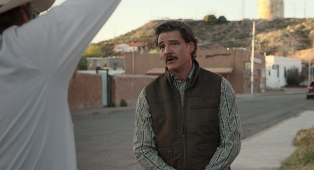 Eddington - Photos et affiches. 17 Joaquin Phoenix Pedro Pascal et Emma Stone dans Eddington 2025