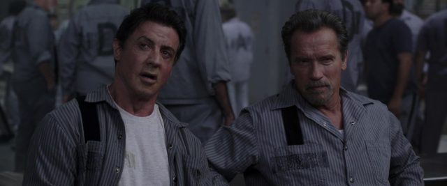 Évasion. 3 Sylvester Stallone et Arnold Schwarzenegger dans Évasion Escape Plan 2013