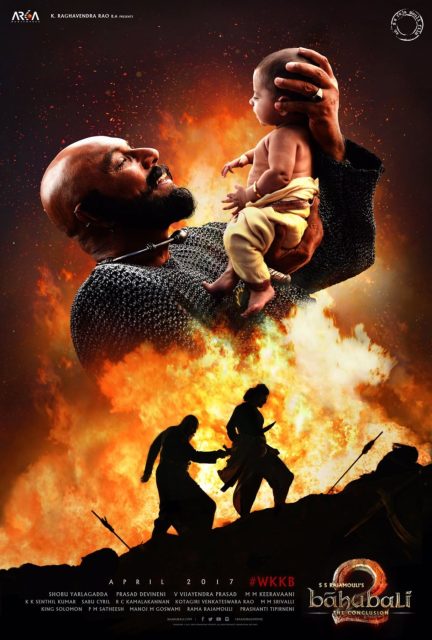 Baahubali 2 : La Conclusion. 13 Affiche Poster de Baahubali 2 : La Conclusion avec Prabhas Raju Uppalapati 2017