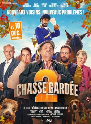 Affiche Poster de Chasse Gardée avec Hakim Jemili Camille Lou et Didier Bourdon 2025