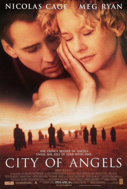 La Cité des anges - Photos et affiches. 2 Affiche Poster de La cité des anges City of Angels avec Nicolas Cage et Meg Ryan 1998