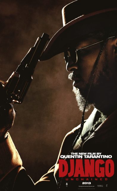 Django Unchained - Photos et affiches. 6 Affiche Poster de Django Unchained avec Jamie Foxx et Christoph Waltz 2012