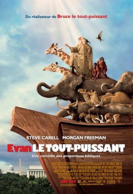 Evan tout-puissant - Photos et affiches. 2 Affiche Poster de Evan tout-puissant Almighty avec Steve Carell et Morgan Freeman 2007