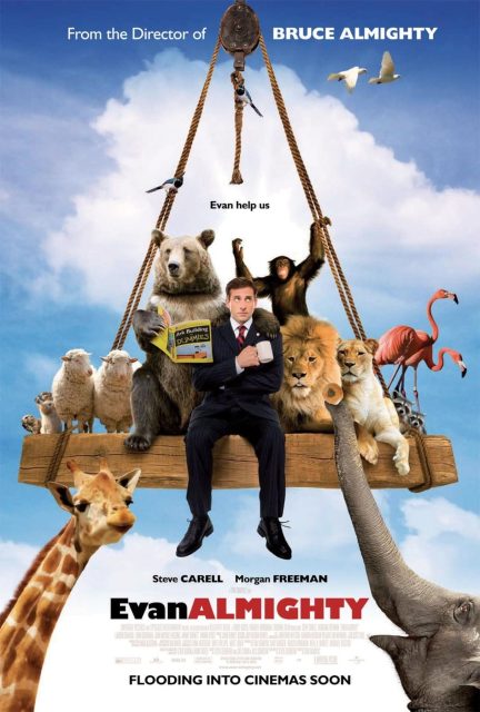 Evan tout-puissant - Photos et affiches. 3 Affiche Poster de Evan tout-puissant Almighty avec Steve Carell et Morgan Freeman 2007