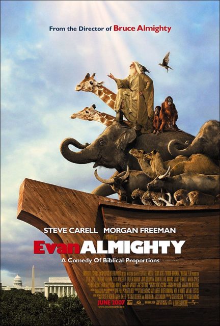 Evan tout-puissant - Photos et affiches. 4 Affiche Poster de Evan tout-puissant Almighty avec Steve Carell et Morgan Freeman 2007