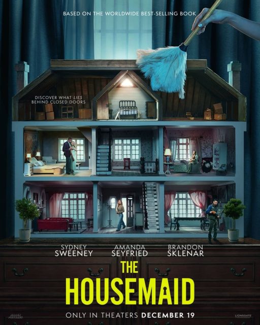 La femme de ménage - Photos et affiches. 3 Affiche Poster de La femme de ménage The housemaid avec Sydney Sweeney et Amanda Seyfried 2025