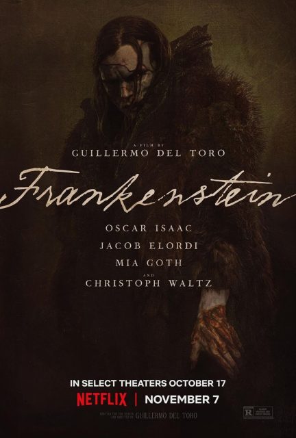 Frankenstein (2025) - Photos et affiches. 4 Affiche Poster de Frankenstein avec Oscar Isaac 2025