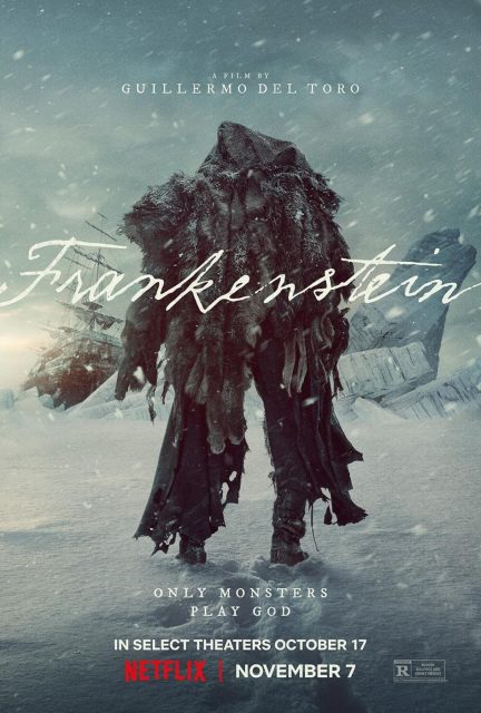 Frankenstein (2025) - Photos et affiches. 6 Affiche Poster de Frankenstein avec Oscar Isaac 2025