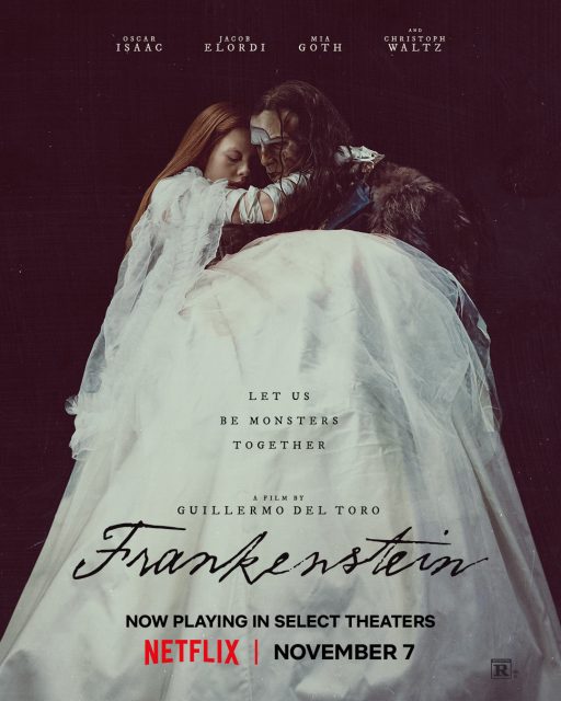 Frankenstein (2025) - Photos et affiches. 15 Affiche Poster de Frankenstein avec Oscar Isaac 2025