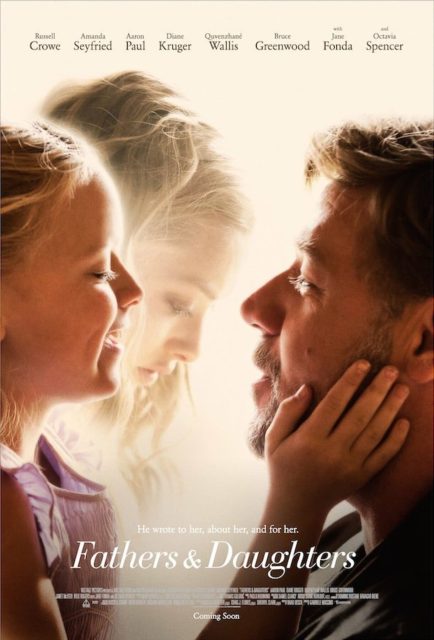 Père et fille - Photos et affiches. 5 Affiche Poster de Père et fille Fathers and Daughters avec Russell Crowe et Amanda Seyfried 2015