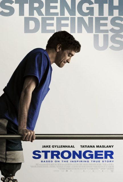Stronger - Photos et affiches. 2 Affiche Poster de Stronger avec Jake Gyllenhaal et Tatiana Maslany 2017
