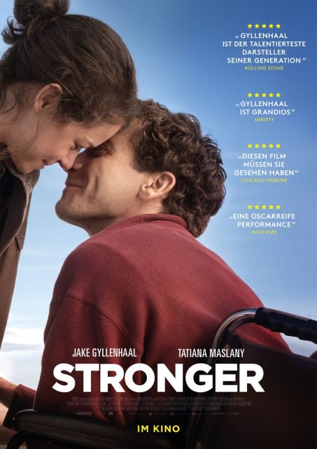 Stronger - Photos et affiches. 3 Affiche Poster de Stronger avec Jake Gyllenhaal et Tatiana Maslany 2017