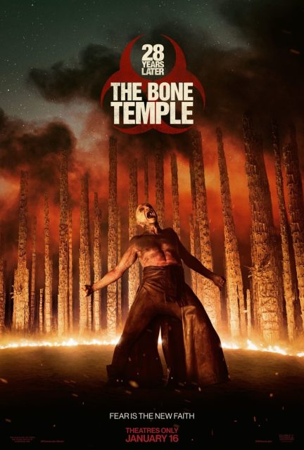 28 ans plus tard : le temple des morts - Photos et affiches. 4 Affiche Poster de 28 ans plus tard : le temple des morts 28 Years Later: The Bone Temple avec Ralph Fiennes et Jack O'Connell 2026