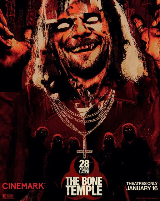 28 ans plus tard : le temple des morts - Photos et affiches. 5 Affiche Poster de 28 ans plus tard : le temple des morts 28 Years Later: The Bone Temple avec Ralph Fiennes et Jack O'Connell 2026