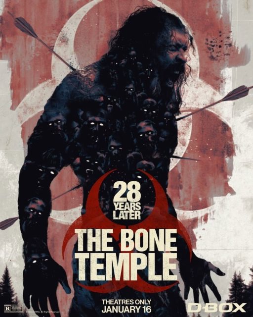28 ans plus tard : le temple des morts - Photos et affiches. 7 Affiche Poster de 28 ans plus tard : le temple des morts 28 Years Later: The Bone Temple avec Ralph Fiennes et Jack O'Connell 2026