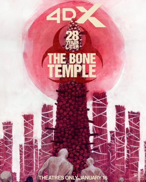 28 ans plus tard : le temple des morts - Photos et affiches. 8 Affiche Poster de 28 ans plus tard : le temple des morts 28 Years Later: The Bone Temple avec Ralph Fiennes et Jack O'Connell 2026