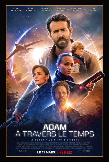 Adam à travers le temps. 1 Affiche Poster de Adam à travers le temps Project avec Ryan Reynolds 2022
