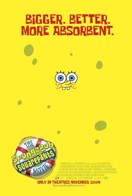 Bob l'éponge, le film - Photos et affiches. 3 Affiche Poster de Bob l'éponge, le film The SpongeBob SquarePants Movie 2004
