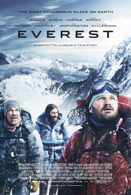 Everest - Photos et affiches. 3 Affiche Poster de Everest avec Jason Clarke Jake Gyllenhaal et Josh Brolin 2015